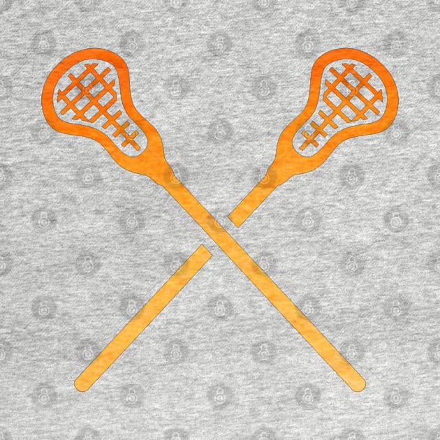 Lacrosse Stick Orange by hcohen2000